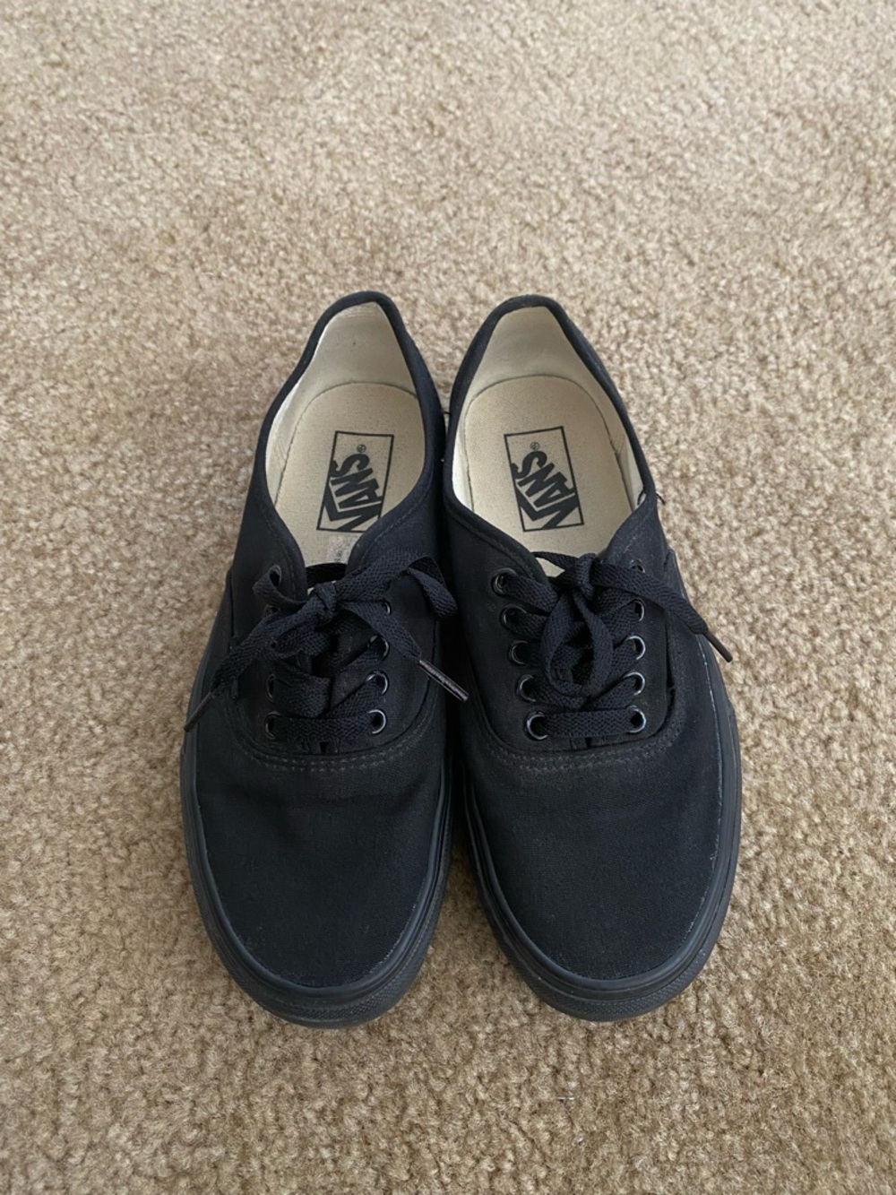 Black vans authentic